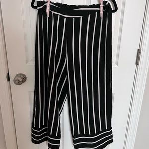 Altar’d State Pant and White Striped Palazzo Pant